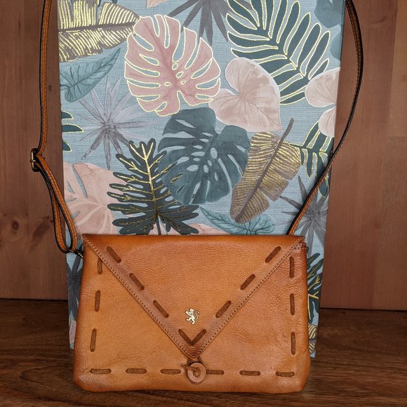 Pratesi Firenze Leather Clutch Crossbody Bag Italy - Picture 2 of 10